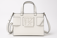 Armani Exchange Black Structured Logo Handbag (WRBA009A)