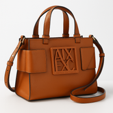 Armani Exchange Black Structured Logo Handbag (WRBA009A)