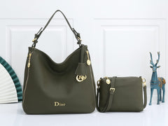 Dior 2-Piece Leather Bag Set – Shoulder & Crossbody (RRF0026k)