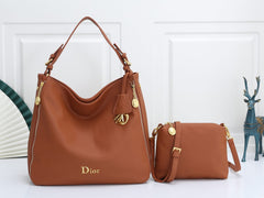 Dior 2-Piece Leather Bag Set – Shoulder & Crossbody (RRF0026k)