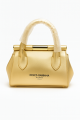 D&G Elegant Metallic Structured Handbag (DGCA049EB)