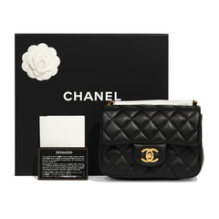 Mini Classic Quilted Flap Bag – Black (ETBA009WD)