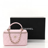 Pink Chanel Vanity with Chain