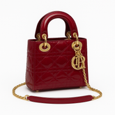 Glossy Quilted Mini Tote Bags (NNF0026)