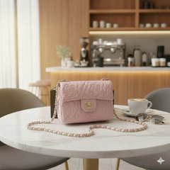 Chanel Camellia Quilted Flap Bag (GGBA070KK)