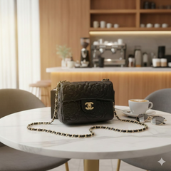 Chanel Camellia Quilted Flap Bag (GGBA070KK)