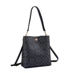 Coach Signature Monogram Bucket Bag (HGBA009KJ)