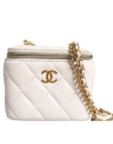 Chanel White/Cream Vanity with Chain