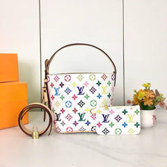 Multicolor Monogram Shoulder Tote – LV (GHDA143D)