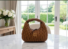 Miu Miu Wander quilted Mini Hobo Bag (YRCA050LJ)