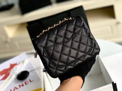 Mini Classic Quilted Flap Bag – Black (ETBA009WD)