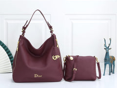 Dior 2-Piece Leather Bag Set – Shoulder & Crossbody (RRF0026k)