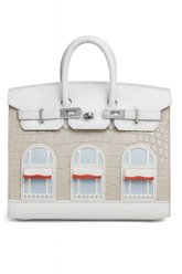Architectural-Design Croc & Leather Luxury Handbag (FDBE051HT)