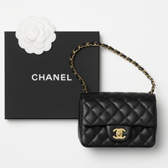 Mini Classic Quilted Flap Bag – Black (ETBA009WD)