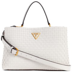 PRADA Woven Faux Leather Handbag – Brown (STBA089GD)