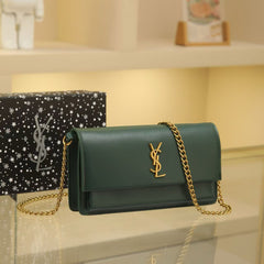 YSL  Leather Chain Bag – Iconic & Sophisticated (RRF026EY)
