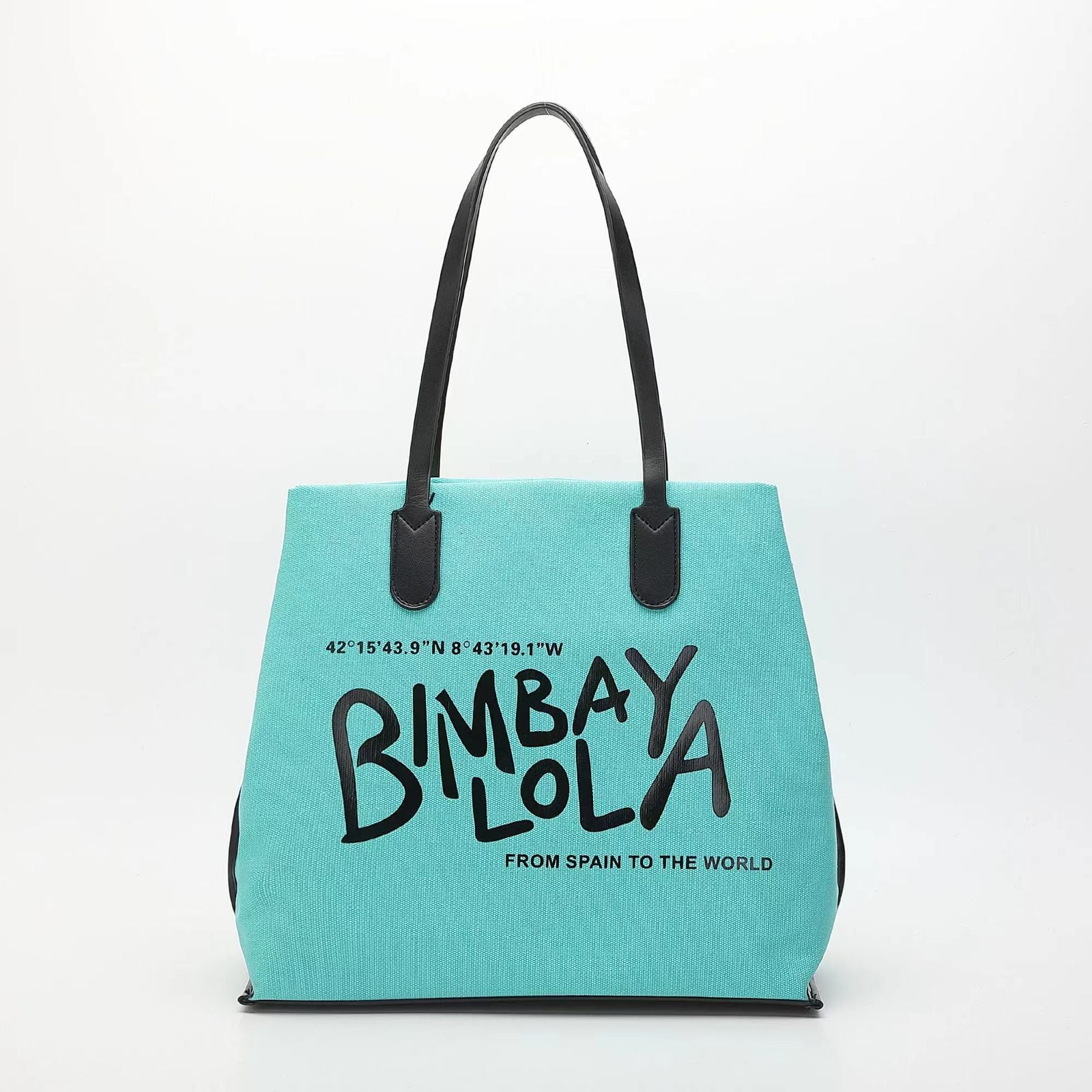 BIMBAY LOLA Canvas Tote Bag – From Spain to the World (GgBA009H)