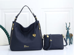 Dior 2-Piece Leather Bag Set – Shoulder & Crossbody (RRF0026k)
