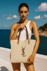 YSL Woven Straw Tote Bag – Natural (RTBA009K)