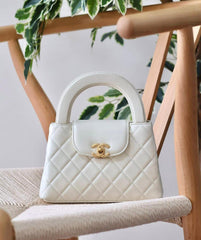 Elegant  Quilted Top Handle Bag (RJBA070GX & (GDCA049YW)