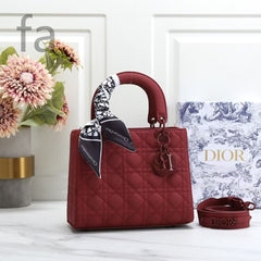 Elegant Lady Dior-Inspired Handbag (WQBA070DR)