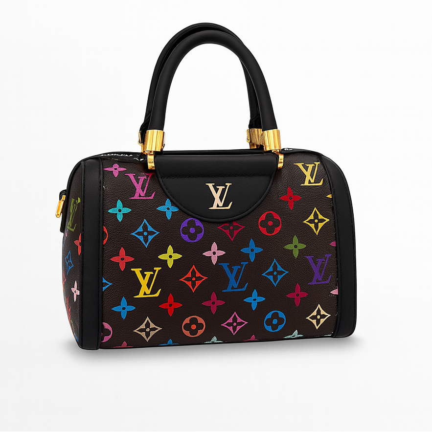 Luxury Multicolor Designer Handbag (WQBA070RT)