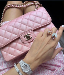 Clutches Bag  not your usual pink, but a rare, luxurious tone that feels fresh and timeless.