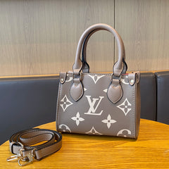 Patterned Top Handle Tote (AEF0026FW)