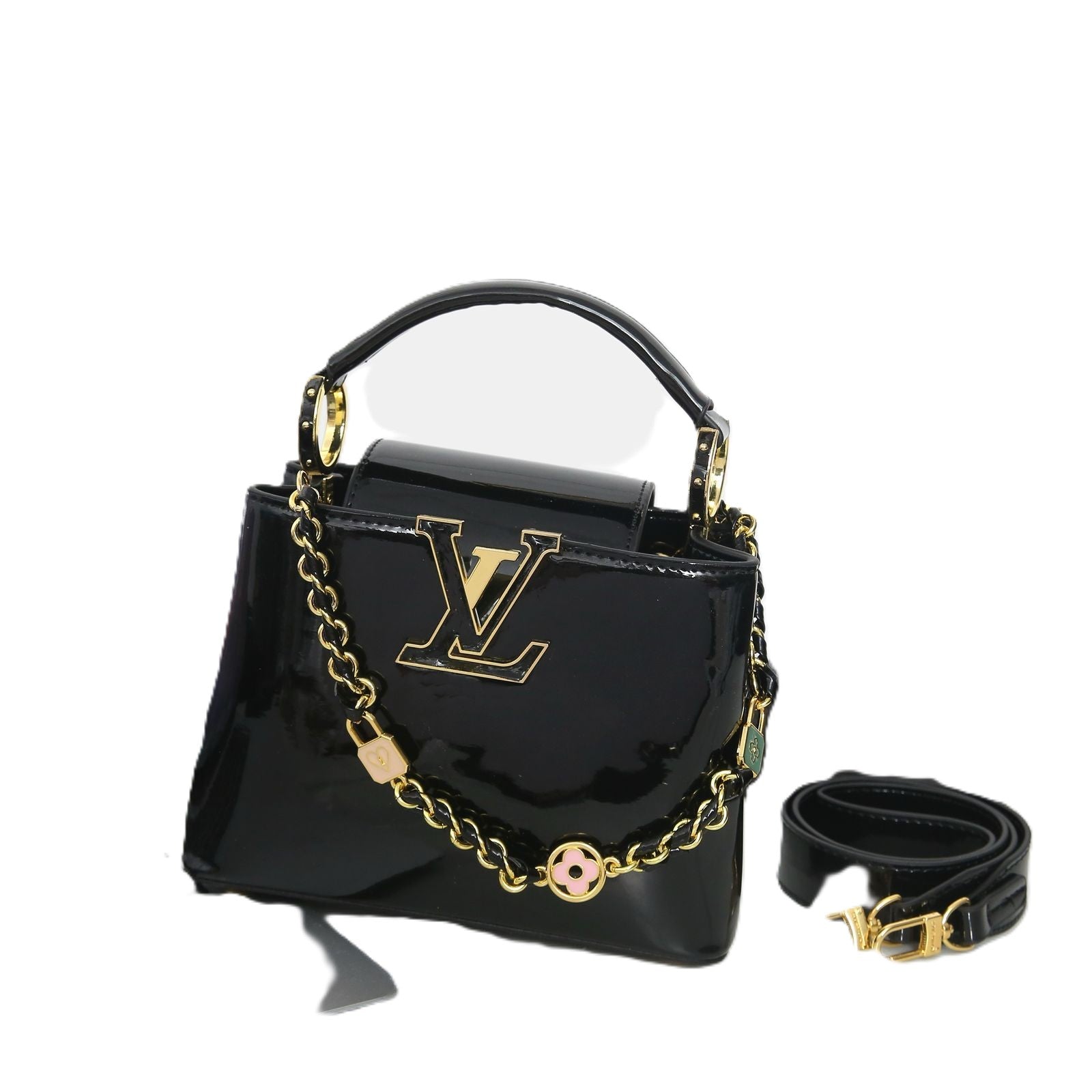 Elegant Textured Leather Handbag (CBAF009)