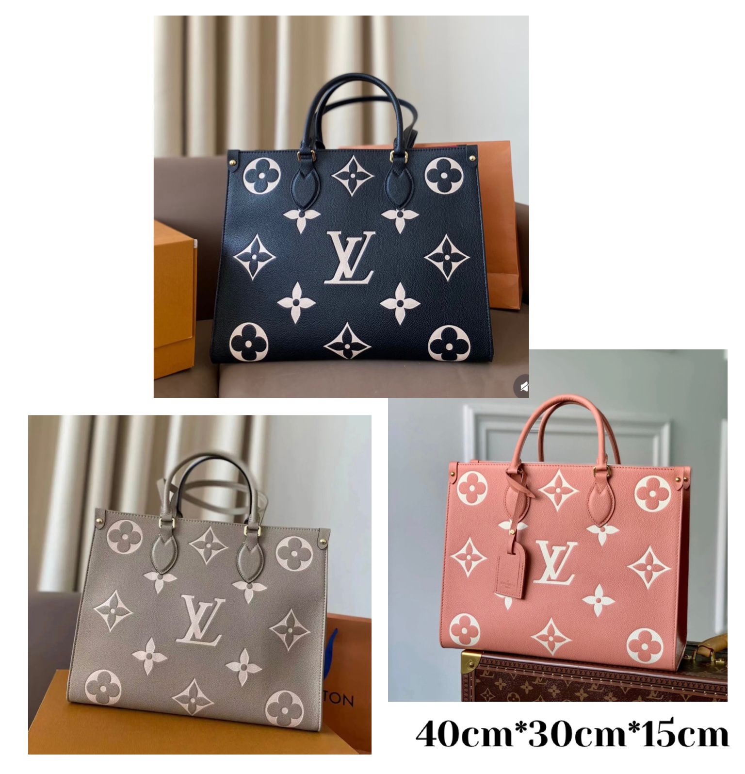 Chic Dual-Tone Handbags LVBA009LB