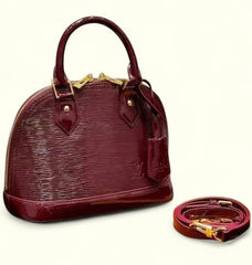 Maroon & Black Elegance Bag (ZXBA009M)