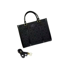 Tory Burch Canvas and Leather Tote Bag (NMBA009)