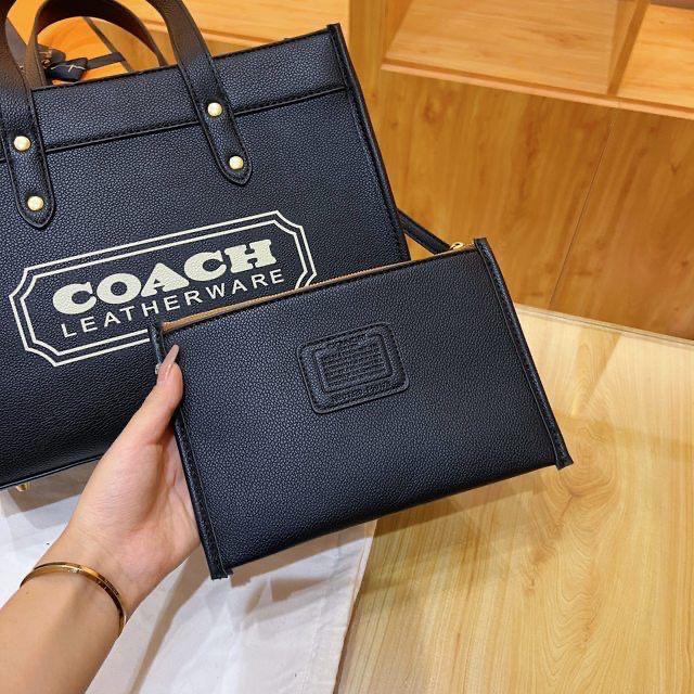 Coach Signature Logo Tote with Pouch (VVBA009)