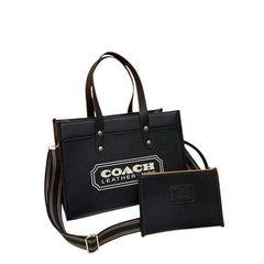 Coach Signature Logo Tote with Pouch (VVBA009)