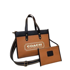 Coach Signature Logo Tote with Pouch (VVBA009)