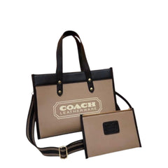 Coach Signature Logo Tote with Pouch (VVBA009)