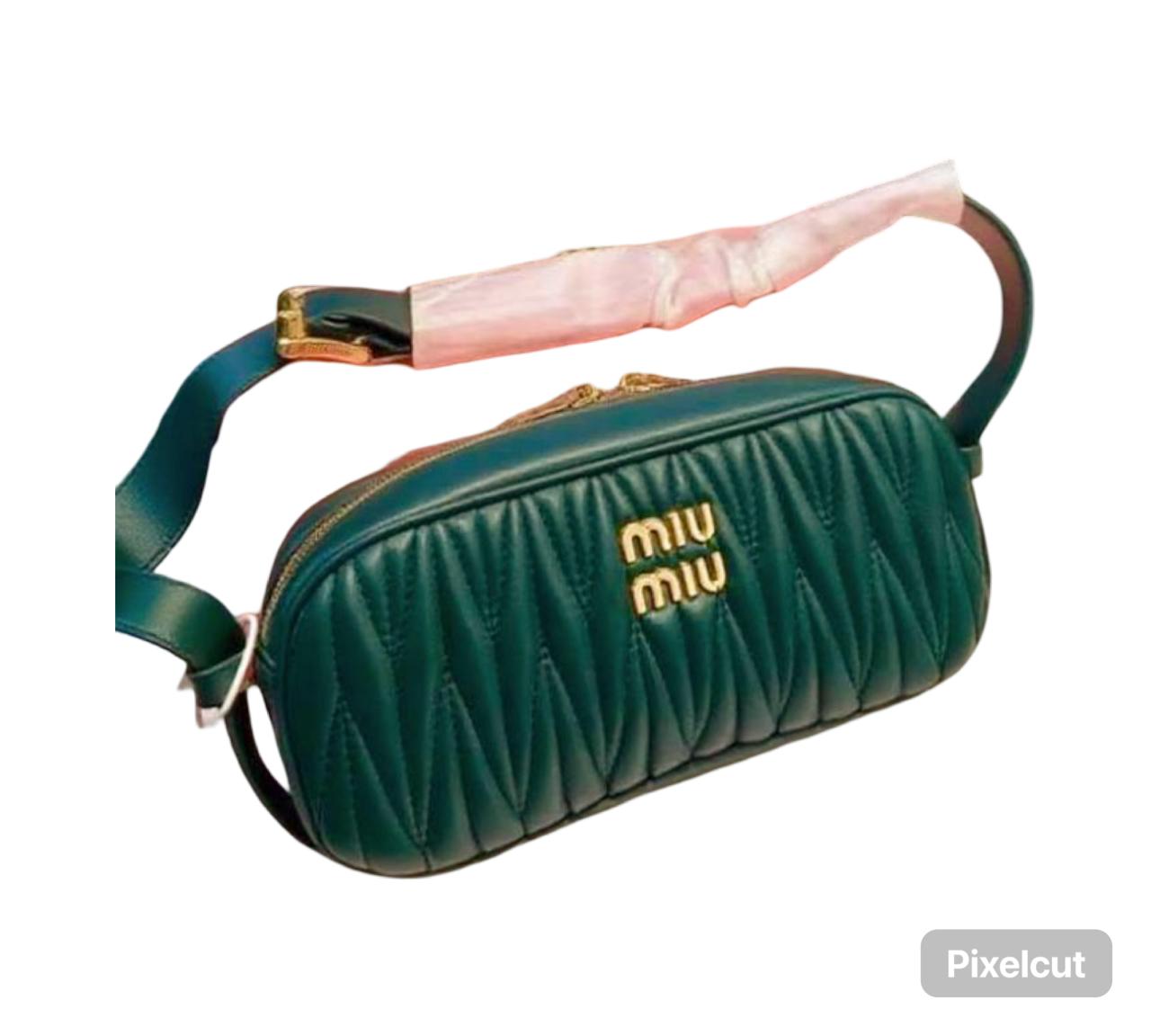 Miu Miu Quilted Leather Shoulder Bag (BVBA009V)