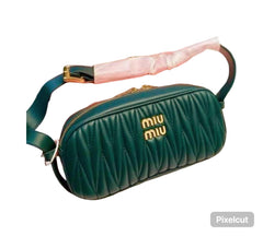 Miu Miu Quilted Leather Shoulder Bag (BVBA009V)