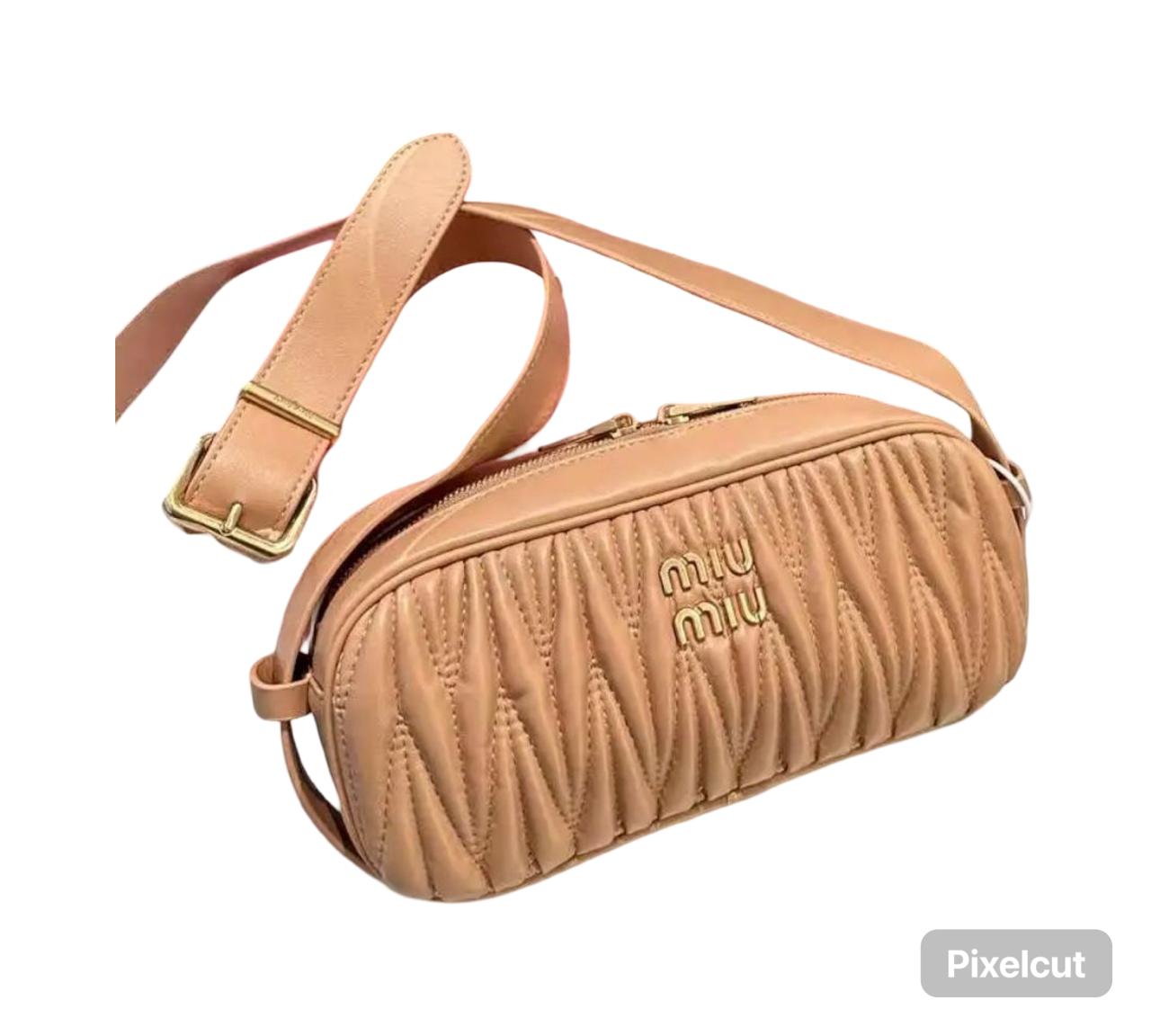 Miu Miu Quilted Leather Shoulder Bag (BVBA009V)