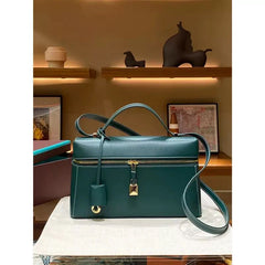 Structured Leather Top Handle and Shoulder Bag (NMBA009J)