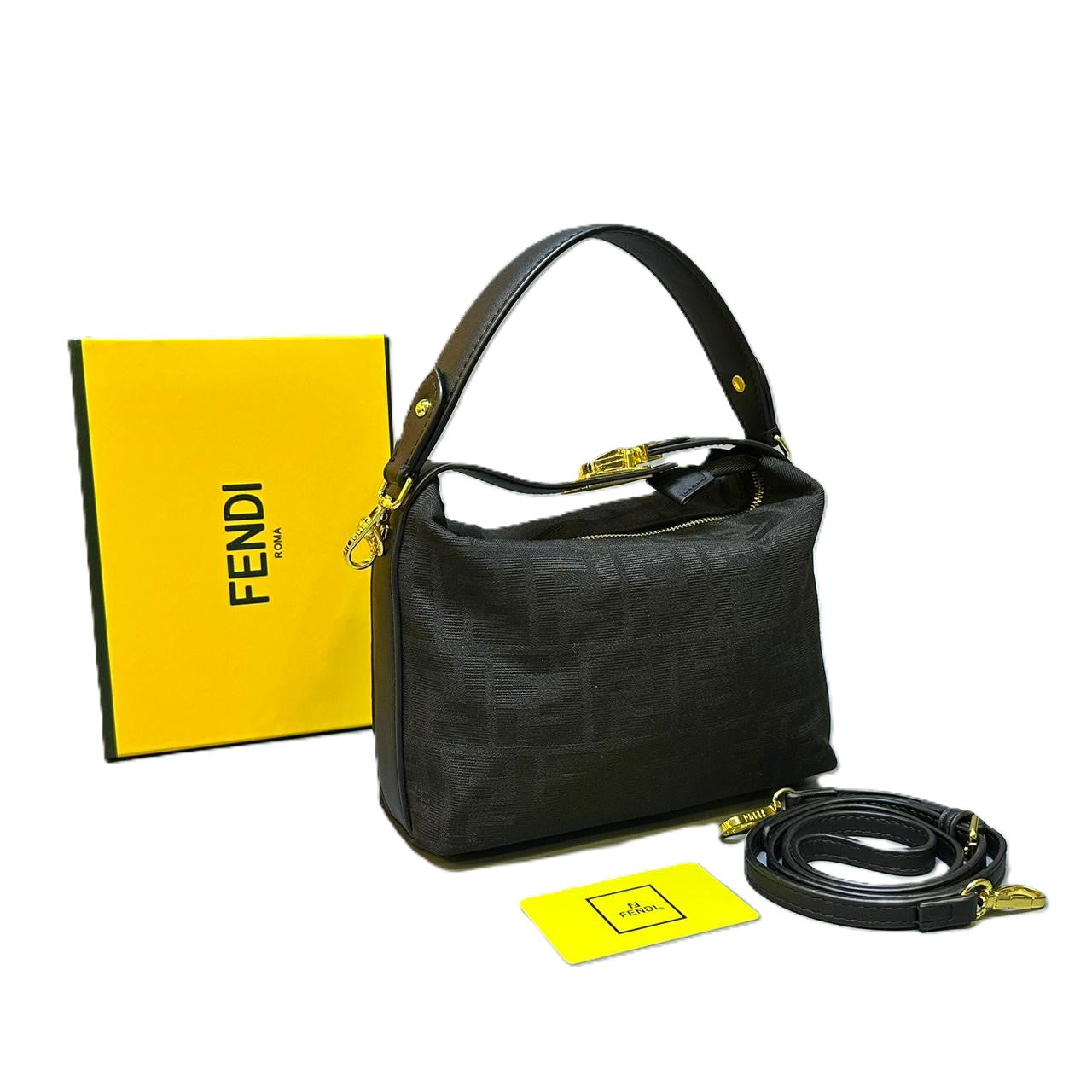 Fendi FF Monogram Shoulder Bag (FFBA009X)
