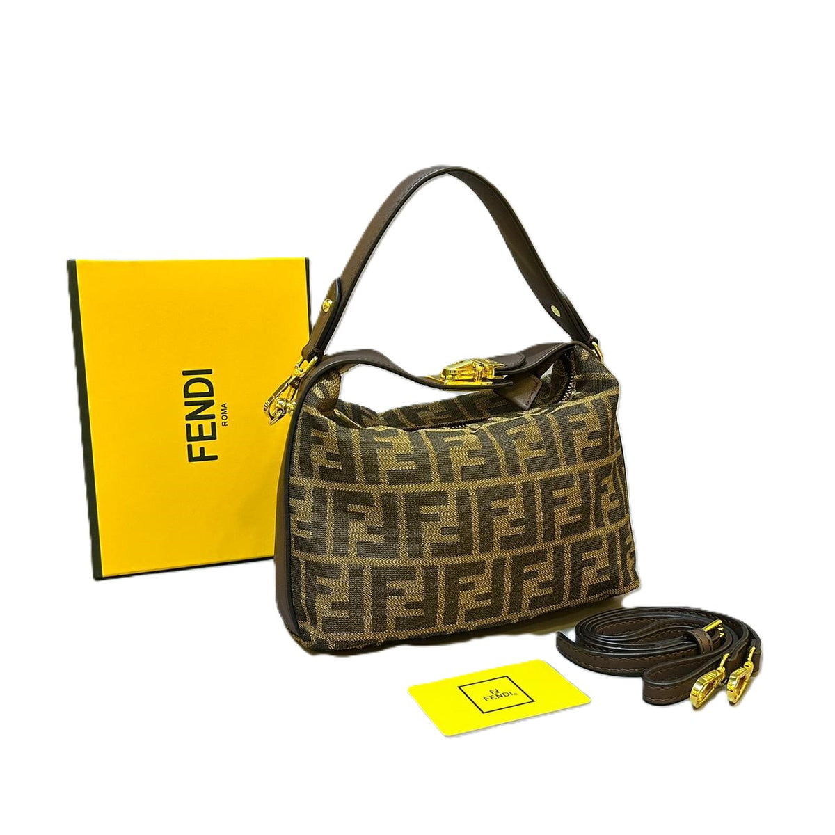 Fendi FF Monogram Shoulder Bag (FFBA009X)