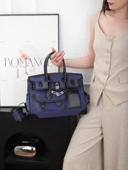 Elegant Everyday Tote with Front Pocket Hermes (HHBA009H)