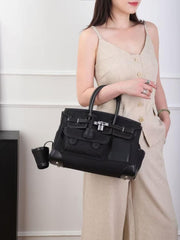 Elegant Everyday Tote with Front Pocket Hermes (HHBA009H)
