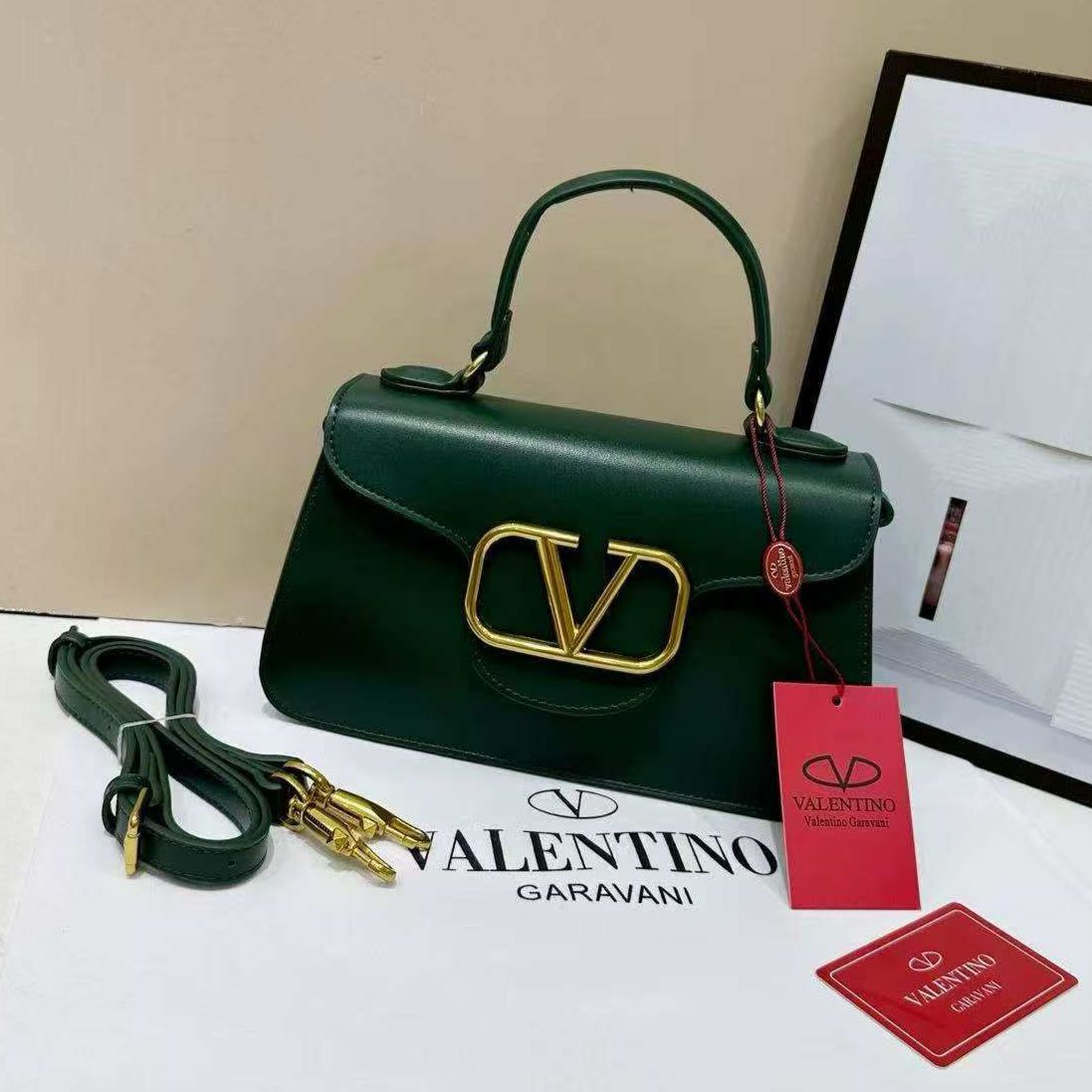 Valentino Garavani Color V Logo Top Handle Bag (VVF0026V)