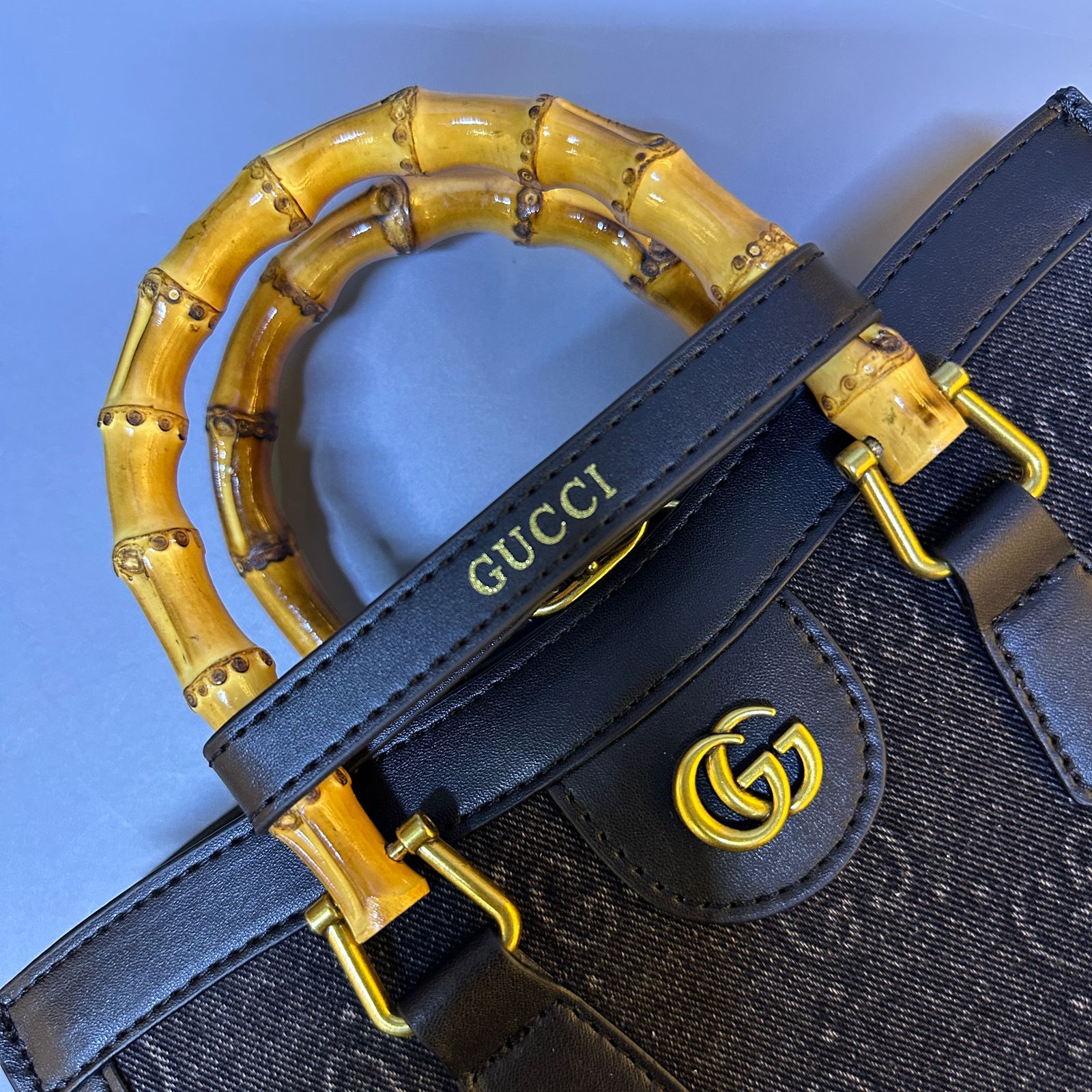 Gucci GG Monogram Bamboo Handle Bag (XXBA009V)