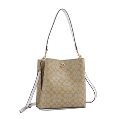 Coach Signature Monogram Bucket Bag (HGBA009KJ)