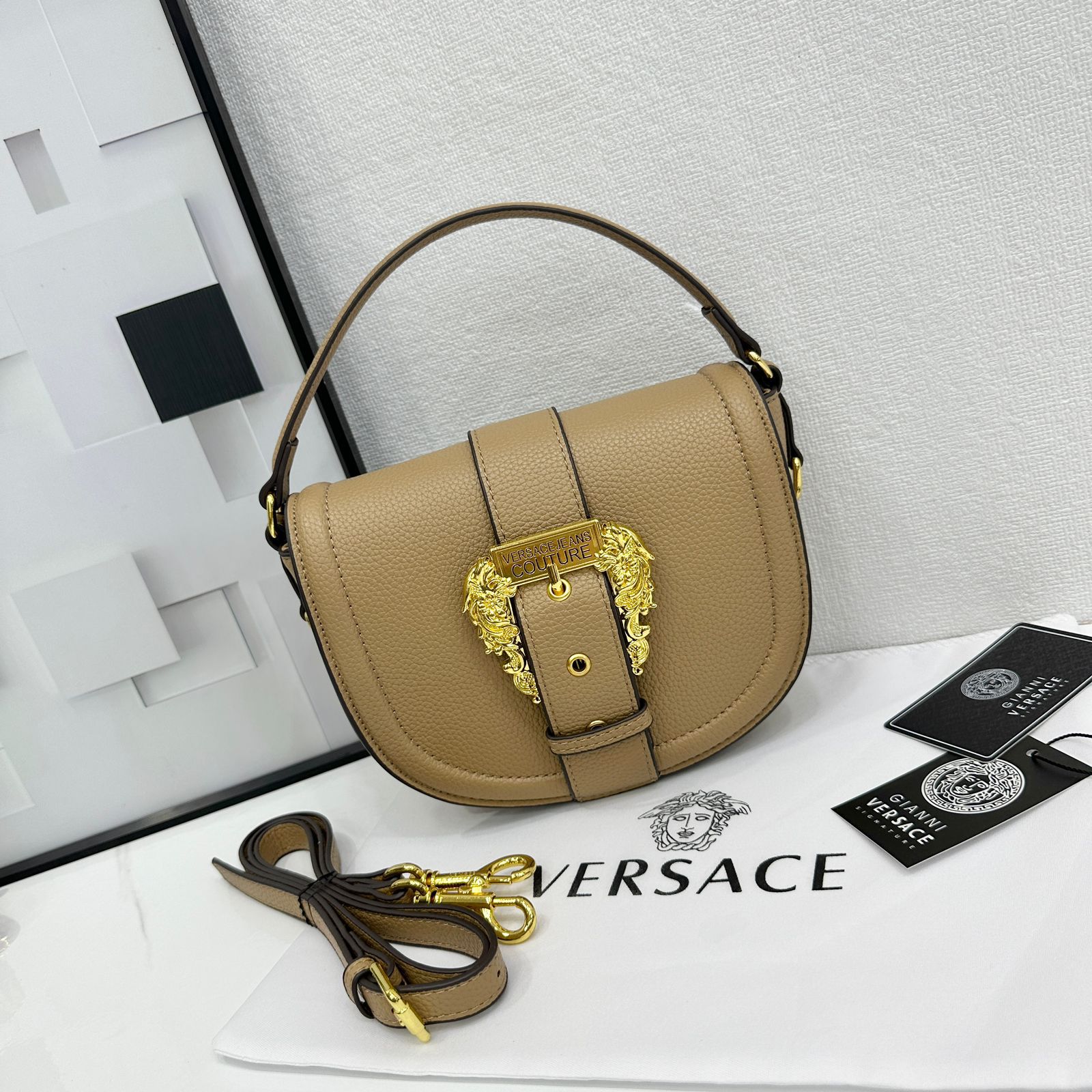 The Versace Couture Lion Head Bag (FRBA009KR)