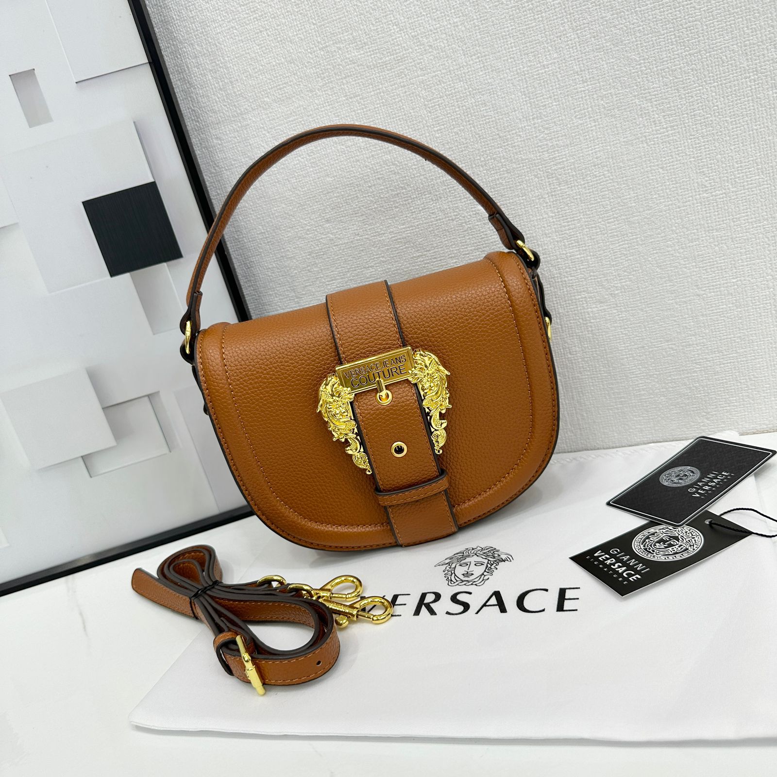 The Versace Couture Lion Head Bag (FRBA009KR)