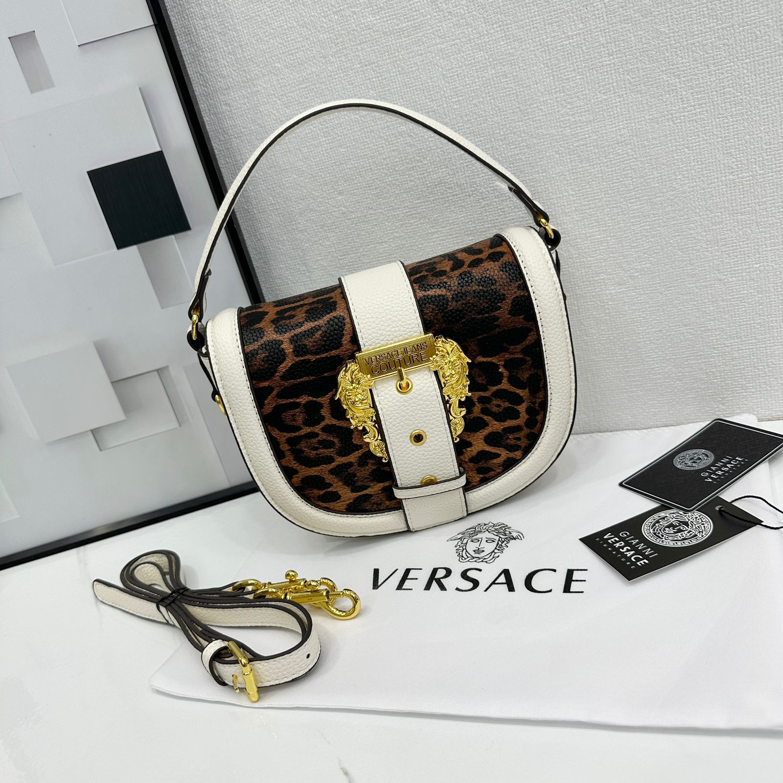 The Versace Couture Lion Head Bag (FRBA009KR)